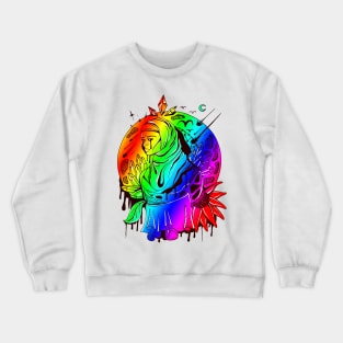 Rainbow Goddess of The Hijab Crewneck Sweatshirt